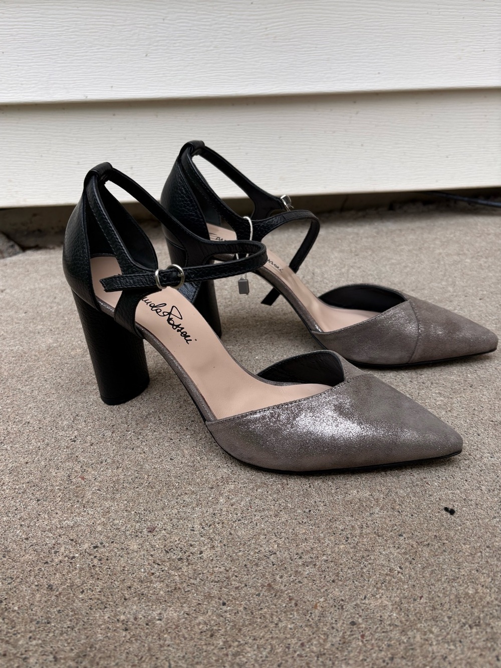 Emanuela Passeri Metallic High Heels Pumps sz 41